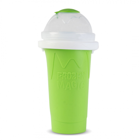 Pahar pentru Facut Slushy, MilkShake si Suc Inghetat - Verde [9]