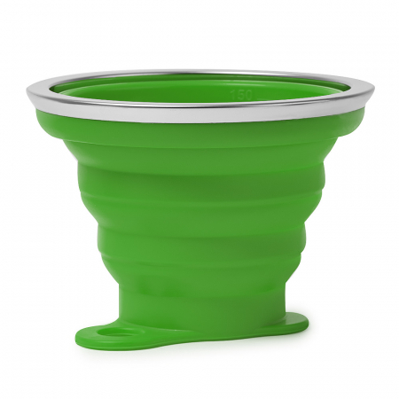 Pahar Pliabil Silicon - Verde