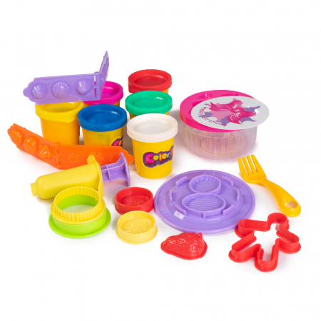 Pasta de Modelat cu Accesorii - Birthday Cake