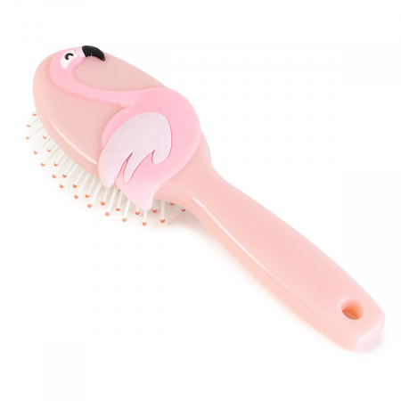 Perii de Par - Perie de Par pentru Copii cu Flamingo 17.5 cm - Nurio