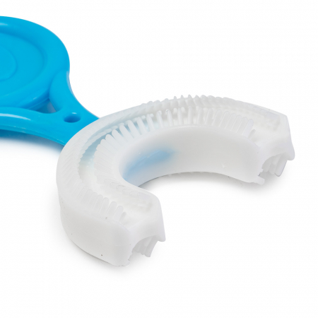 Periuta de Dinti in Forma de "U" din Silicon  - Albastru [1]