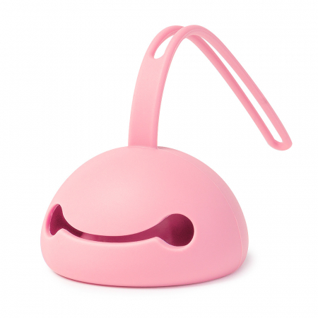Ingrijirea si Confortul Bebelusului: - Protectie pentru Suzete din Silicon - Baby Pink