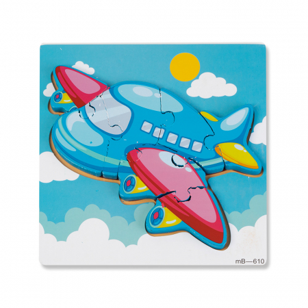 Puzzle-uri Clasice si Speciale - Puzzle 3D Avion, 7 Piese