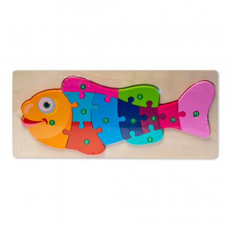 Puzzle 3D din Lemn - Pestisor