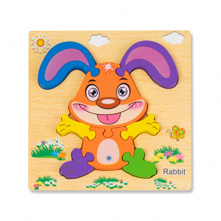 Puzzle-uri Clasice si Speciale - Puzzle 3D Iepuras
