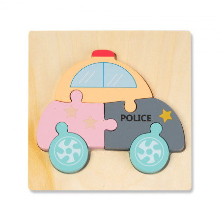 Puzzle 3D - Puzzle 3D Masina Politie
