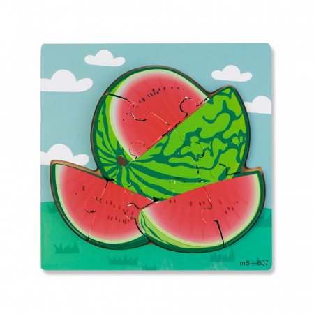 Puzzle-uri Clasice si Speciale - Puzzle 3D Pepene Rosu, 8 Piese