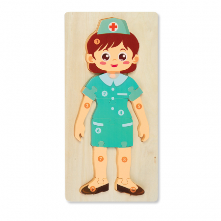 Puzzle-uri Clasice si Speciale - Puzzle 3D Medic, 10 Piese