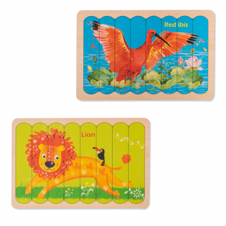 Puzzle-uri Clasice si Speciale - Puzzle cu Benzi de Potrivire cu Doua Fete