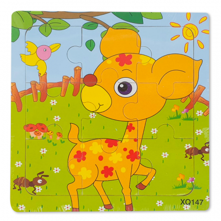 Puzzle-uri Clasice si Speciale - Puzzle din Lemn Caprioara