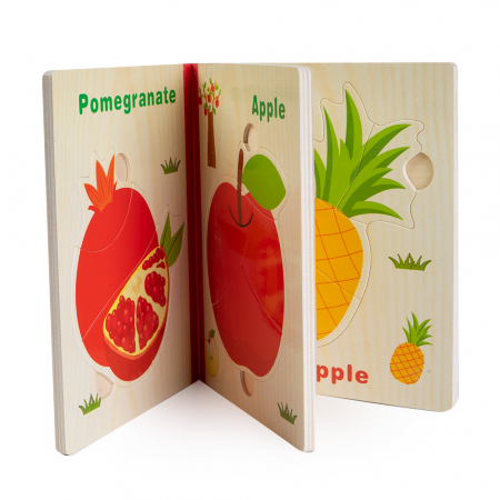 Puzzle din Lemn tip Carte Montessori [1]