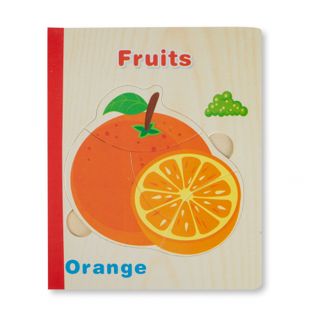 Puzzle tip Carte - Puzzle din Lemn tip Carte Montessori