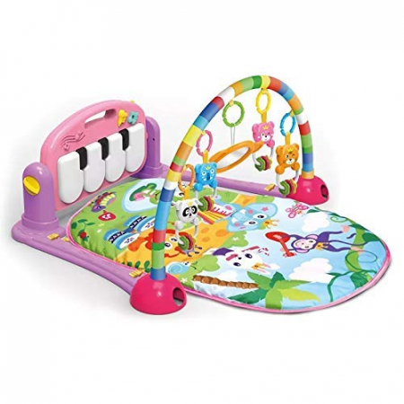 Covoras Activitati  pentru Copii, cu Lumini si Sunet - Roz/Violet [1]