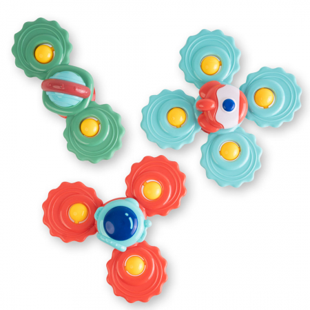 Jucarii Pentru Bebe - Set 3 jucarii rotative de indemanare - spinner
