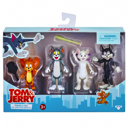 Set 4 figurine - Tom and Jerry - Friends & Foes - 8 cm [1]