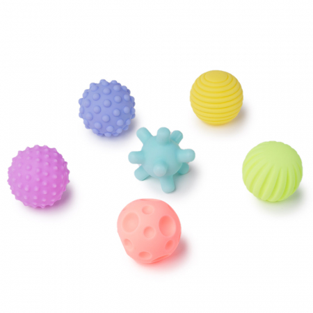 Set 6 Mingi Soft Cu Texturi Si Culori Diferite [1]
