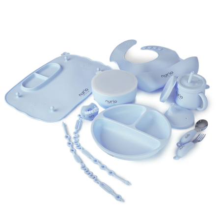 Seturi Diversificare - Set Diversificare Din Silicon Nurio – 10 Piese, Albastru