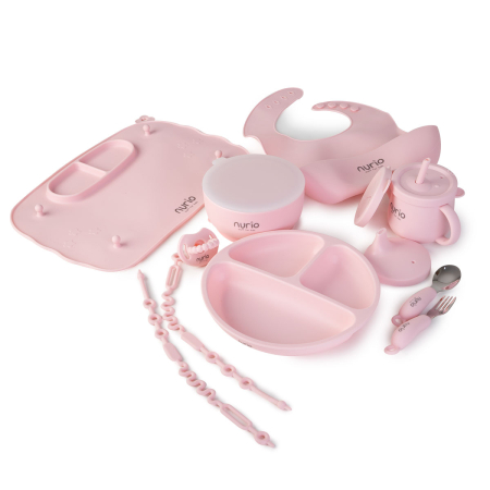 Seturi Diversificare - Set Diversificare Din Silicon Nurio – 10 Piese, Roz