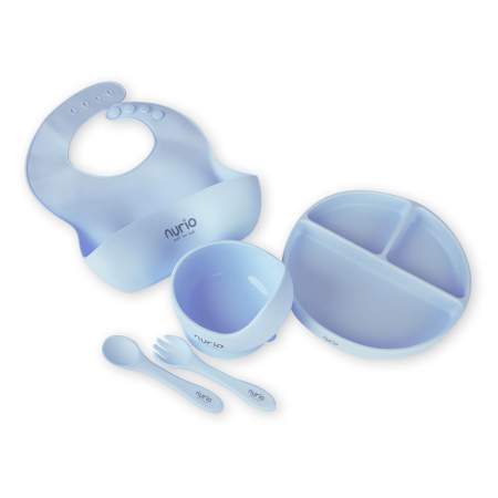 Produse - Set Diversificare Din Silicon Nurio – 5 Piese, Albastru