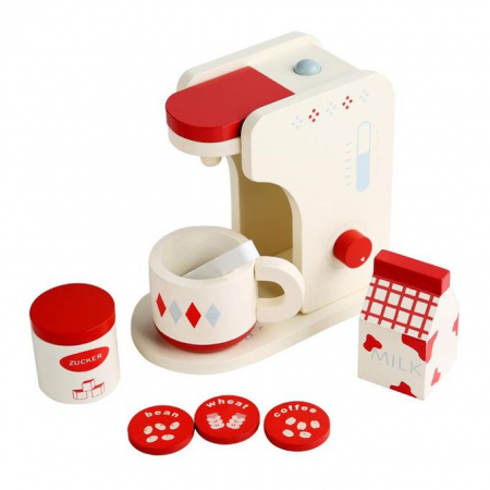 Set Espressor de Cafea din Lemn cu Accesorii [3]
