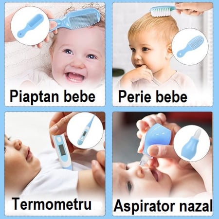 Set Ingrijire Bebelusi - Albastru [9]