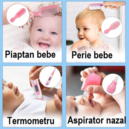 Set Ingrijire Bebelusi - Roz [5]