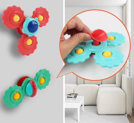 Set 3 jucarii rotative de indemanare - spinner [7]