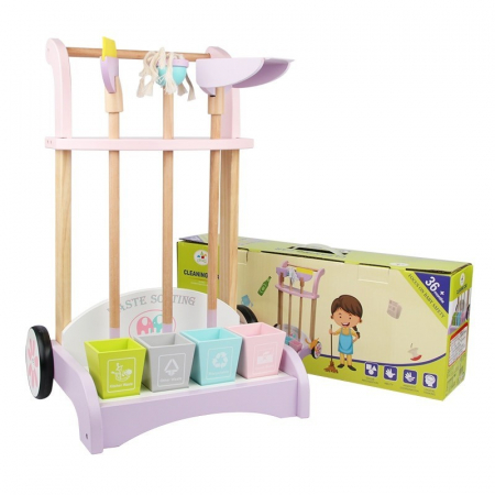 Set Mobil de Curatenie din Lemn cu Accesorii Montessori - Nurio [10]