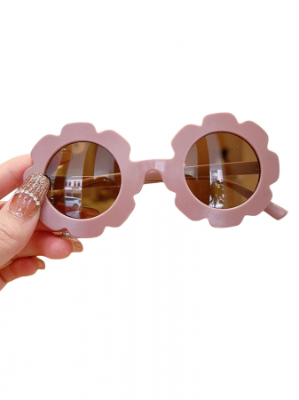 Set Ochelari si Bentita pentru Fetite, Marime Universala - Roz Pudra [1]