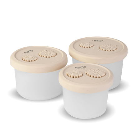 Boluri Farfurii Caserole - Set recipiente alimentare din silicon cu capac Nurio