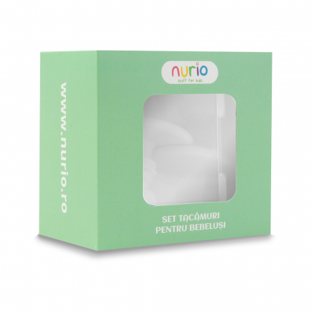 Set Tacamuri pentru Bebelusi Silicon - 10cm Mustar [2]