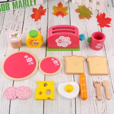 Mic Dejun de Jucarie din Lemn Delicious Breakfast - Un Joc Educativ tip Montessori [1]
