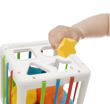 Sortator Forme cu Benzi de Cauciuc 10 Forme Montessori [5]