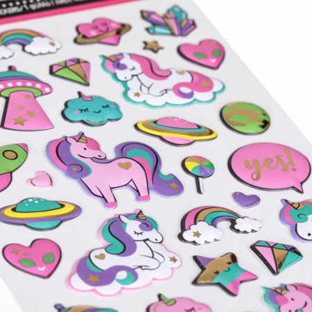 Stickere, Abtibilduri cu Ponei Unicorn [1]