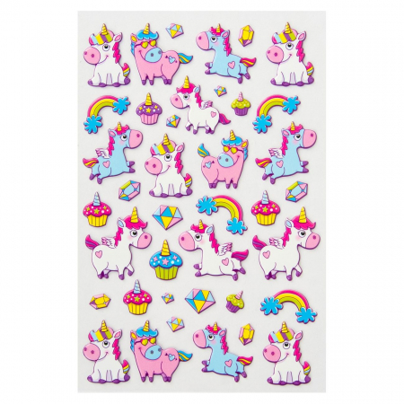 Produse - Stickere, Abtibilduri cu Baby Unicorn