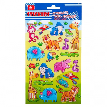 Produse - Stickere, Abtibilduri cu Animale din Jungla