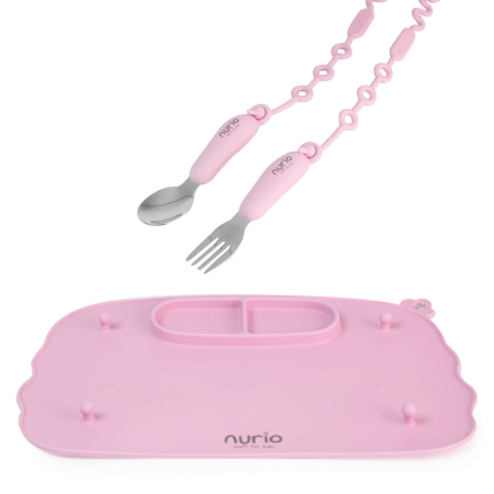 Suport de masa multifunctional din silicon Nurio - Roz [1]