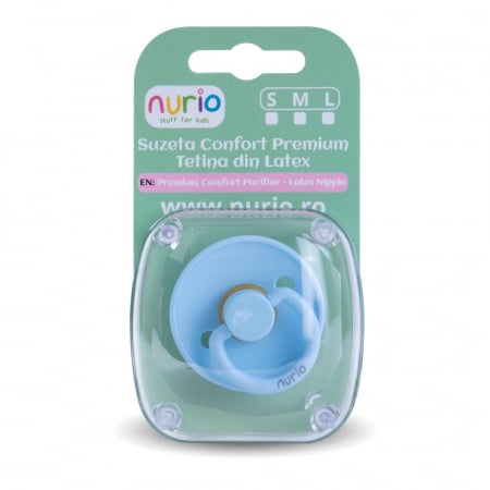 Ingrijirea si Confortul Bebelusului: - Suzeta Confort Natural - Tetina din Latex - Albastru