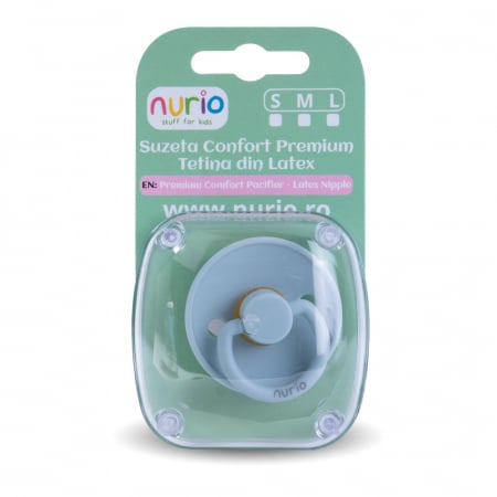 Ingrijirea si Confortul Bebelusului: - Suzeta Confort Natural - Tetina din Latex - Gri