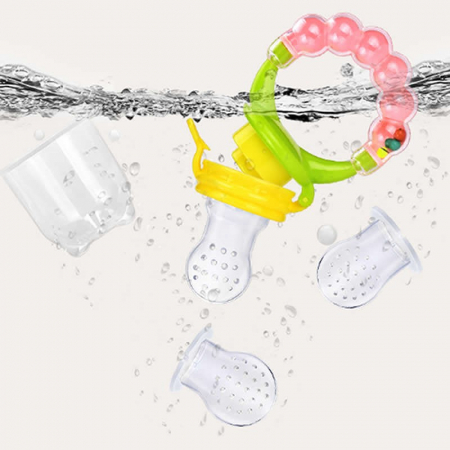 Suzeta pentru Fructe, Legume cu Zornaitoare - Verde [6]