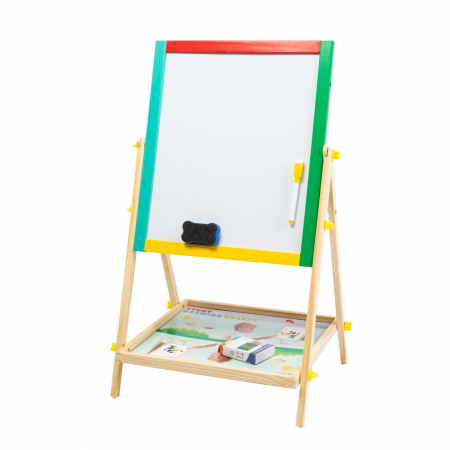 Tabla Magnetica Multifunctionala din Lemn 2 în 1 [1]