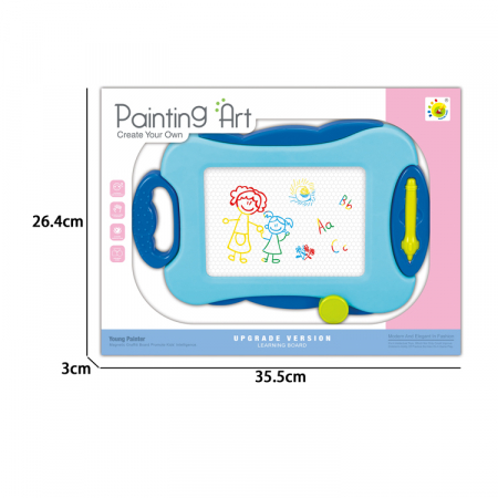 Tablita Magnetica de Desenat cu Creion Inclus, Painting Art, Albastru [2]