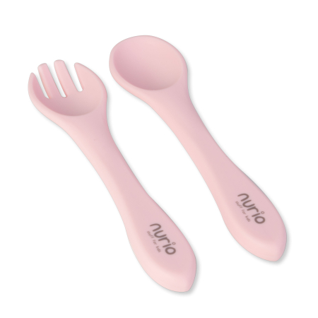 Noutati - Tacamuri pentru bebelusi din silicon Nurio, Roz