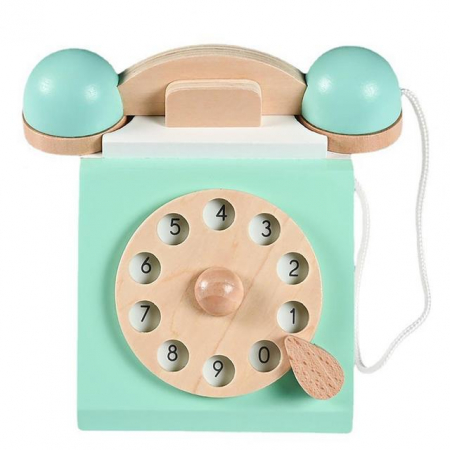Telefon de Jucarie din Lemn Retro [1]