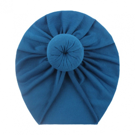 Turban pentru Fetite cu Coc - Albastru [1]