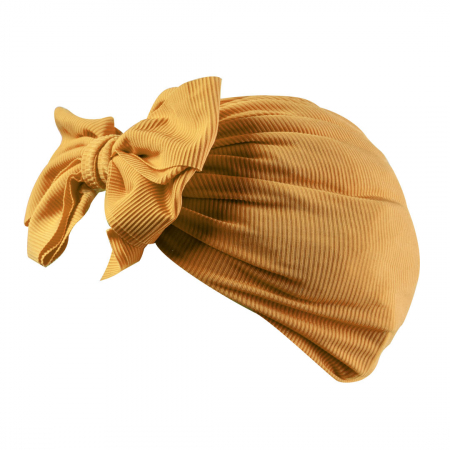 Accesorii - Turban pentru Fetite cu Fundita - Galben