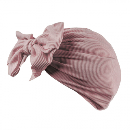 Accesorii - Turban pentru Fetite cu Fundita - Roz Pudra