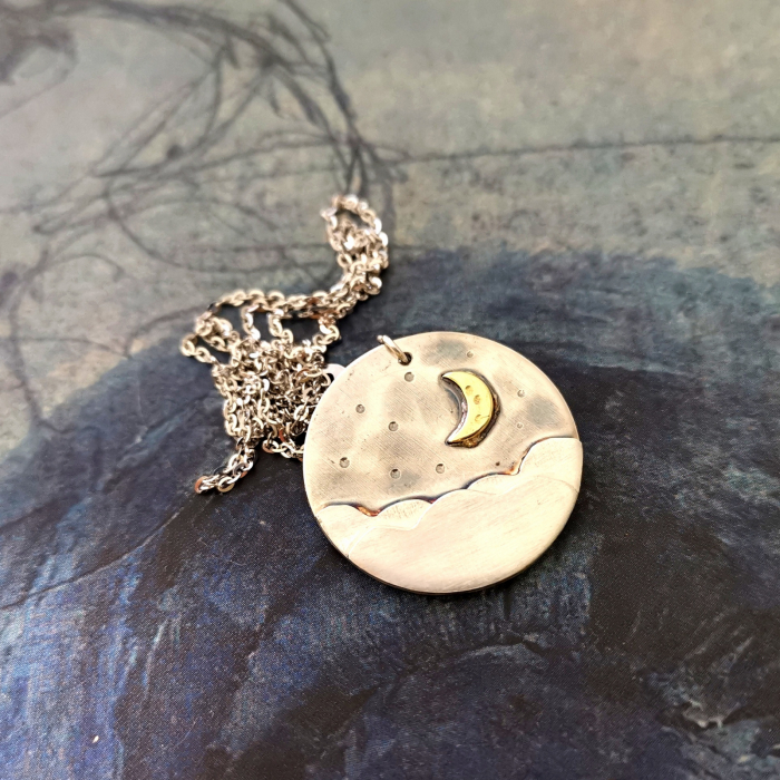 Colier CLOUDY MOON - Argint 925 [1]