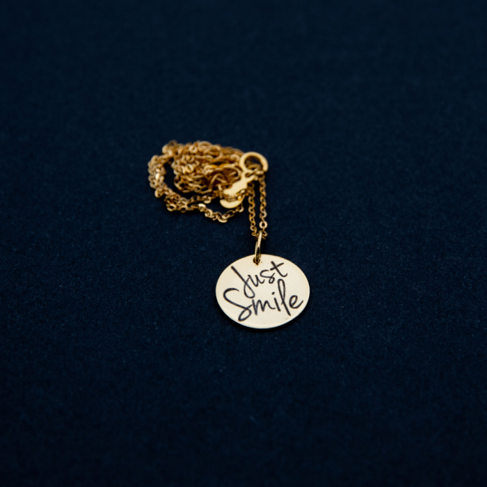 Colier JUST SMILE - Argint 925 placat cu aur [6]