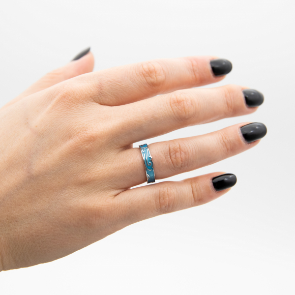Inel Argint 925 MERMAID ' Aquamarine ' [8]